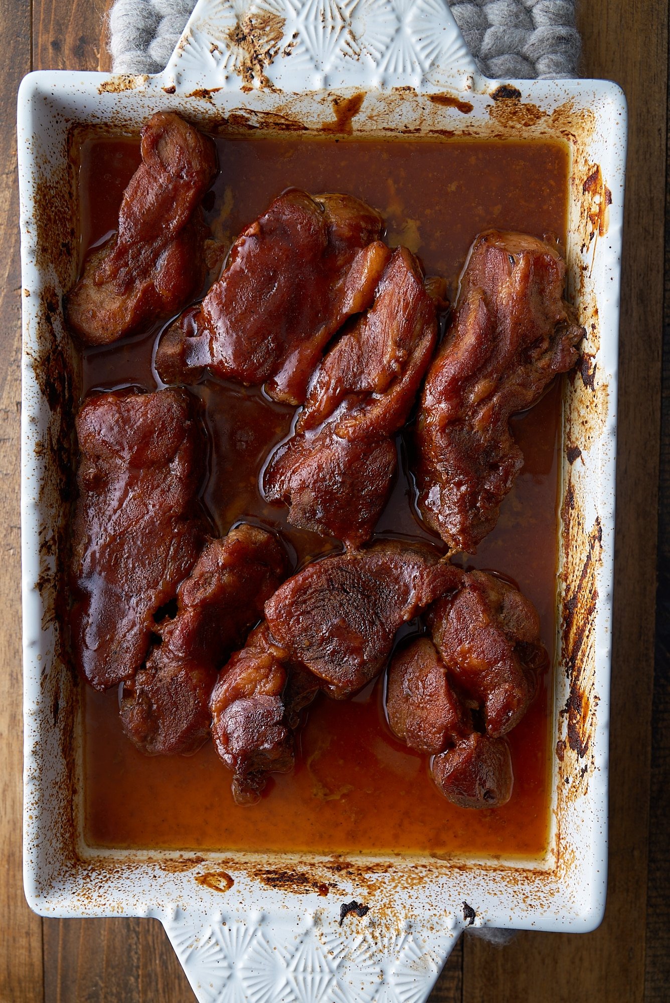 country style ribs with baked bbq sauce
