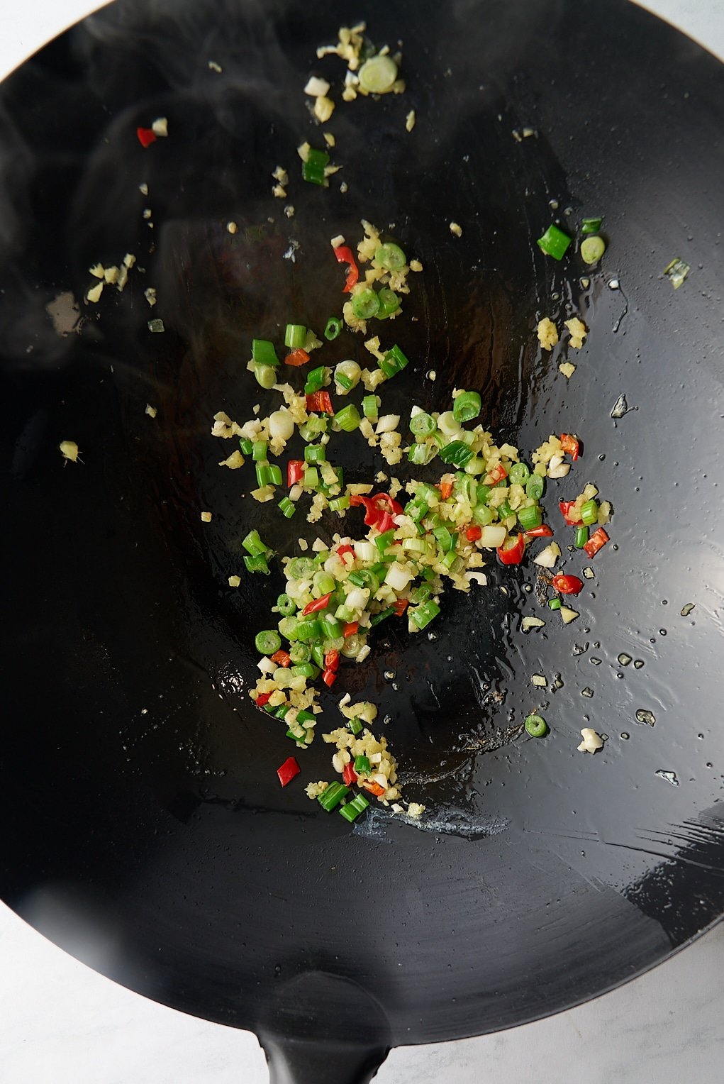 aromatics in wok