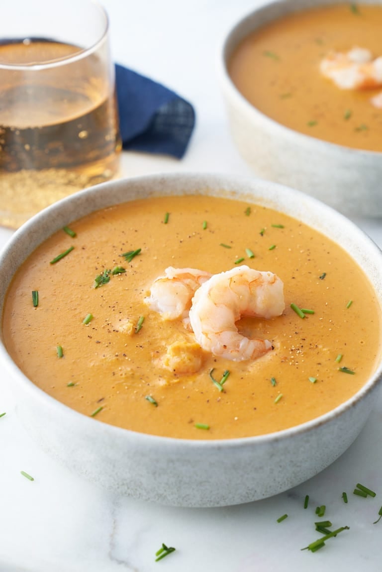Creamy Shrimp Bisque Recipe - My Forking Life