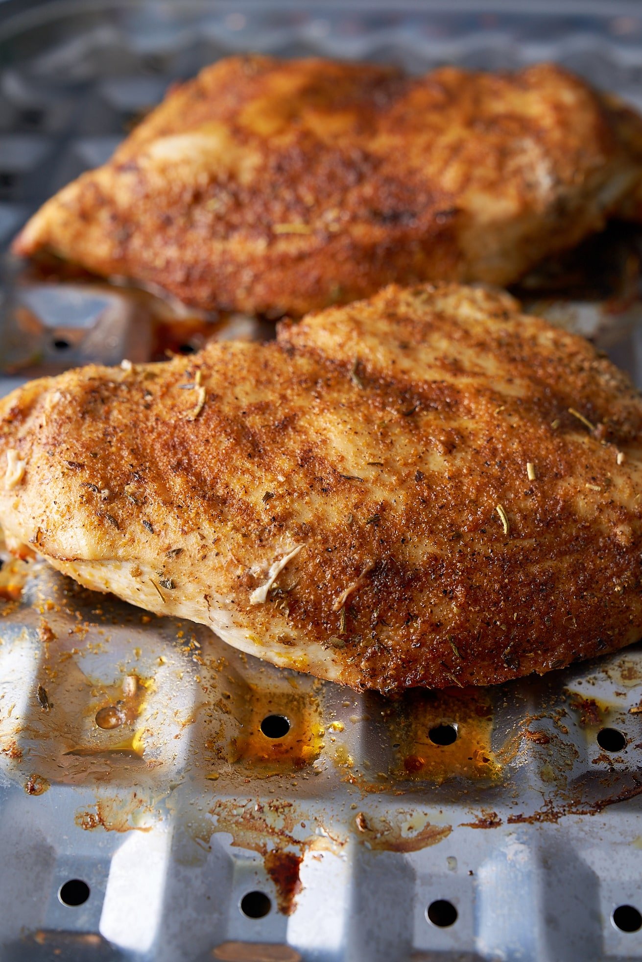 close up of chicken breast