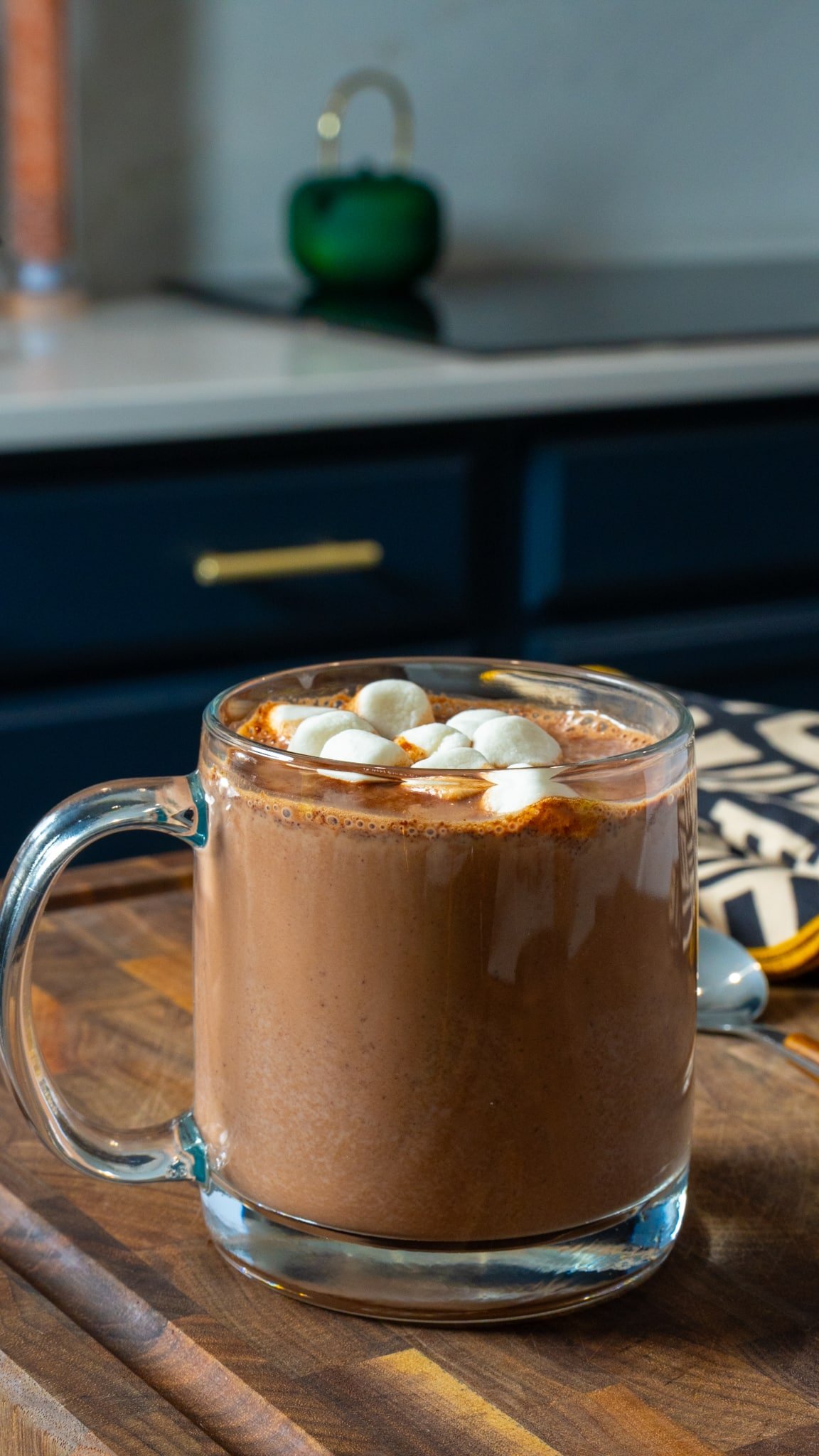 not cocoa mug in kitchen