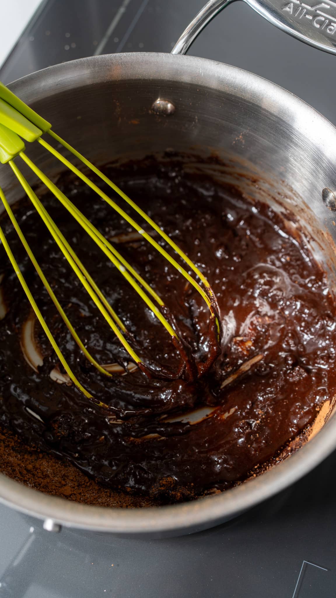 whisk stirring chocolate