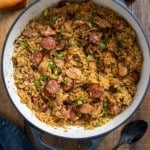 Jambalaya in pot