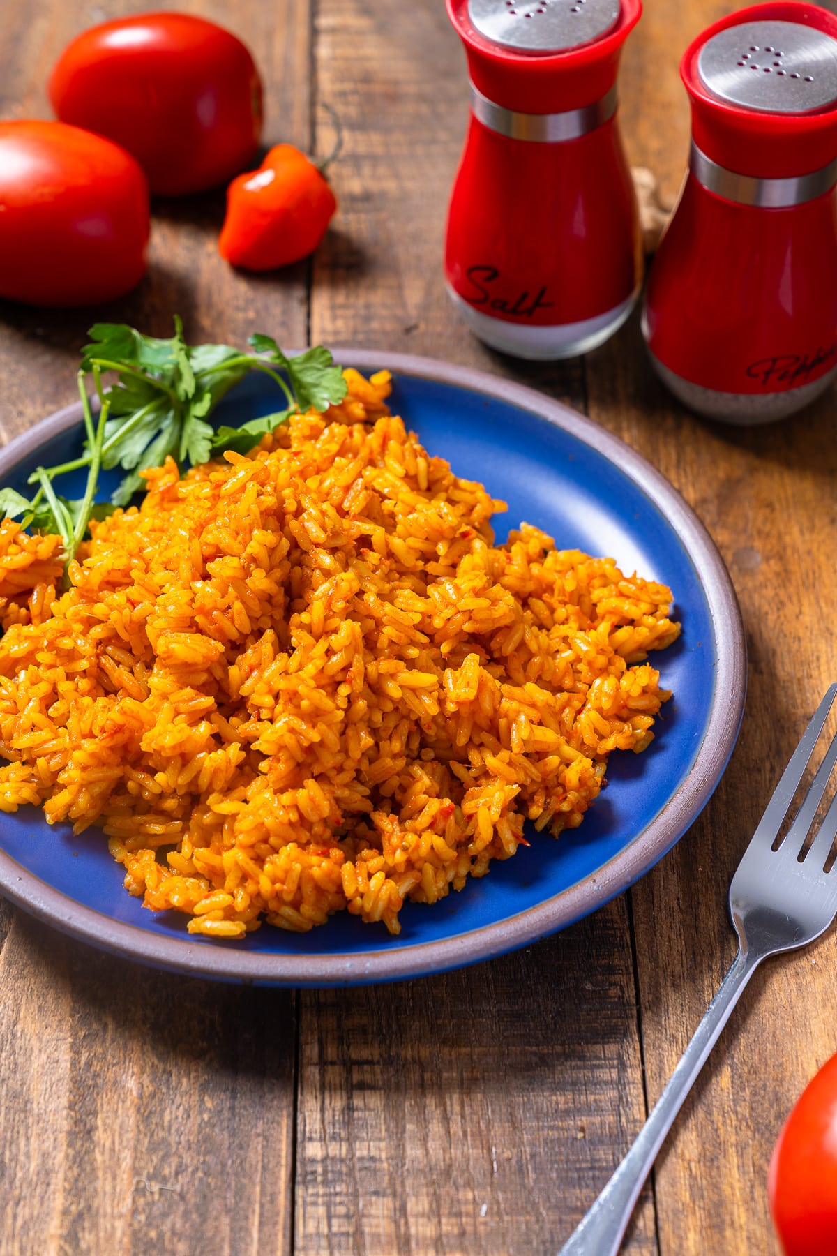 jollof rice on plate