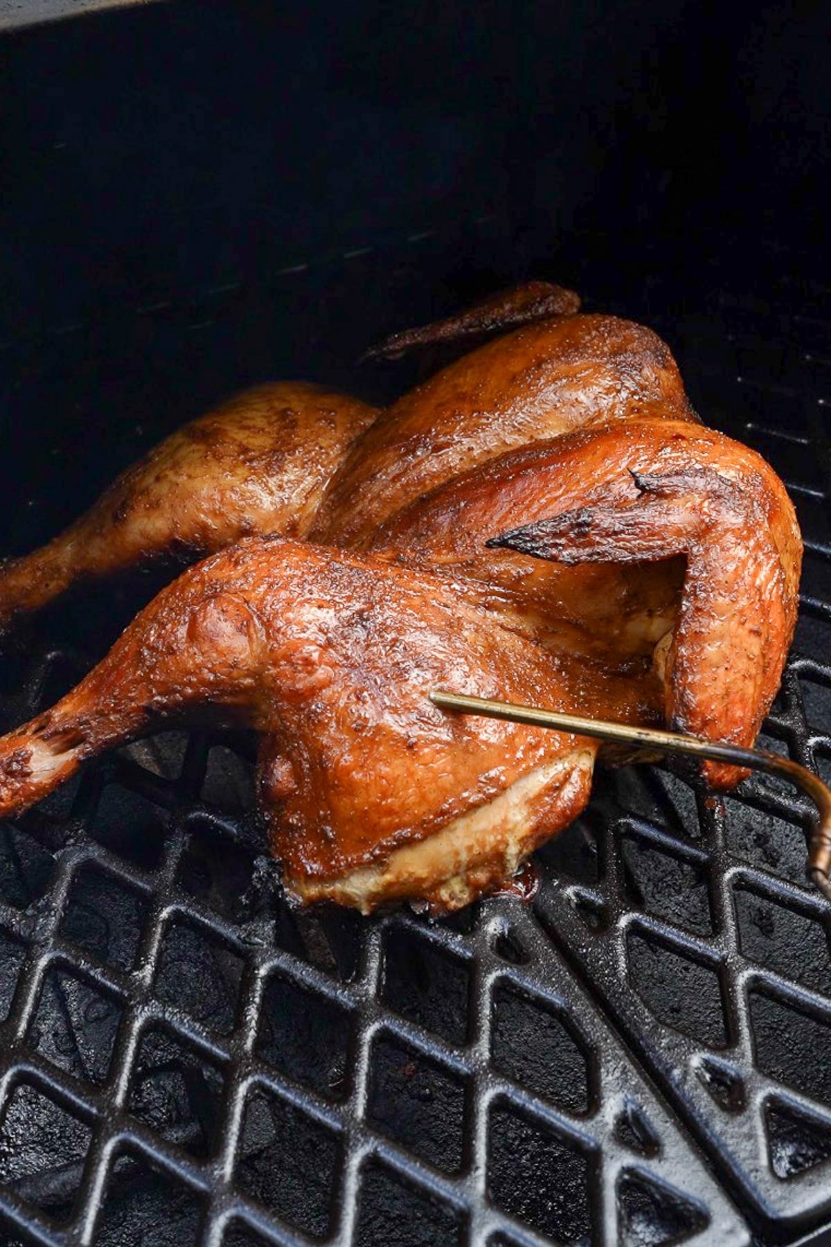 Peruvian chicken on the grill grilling