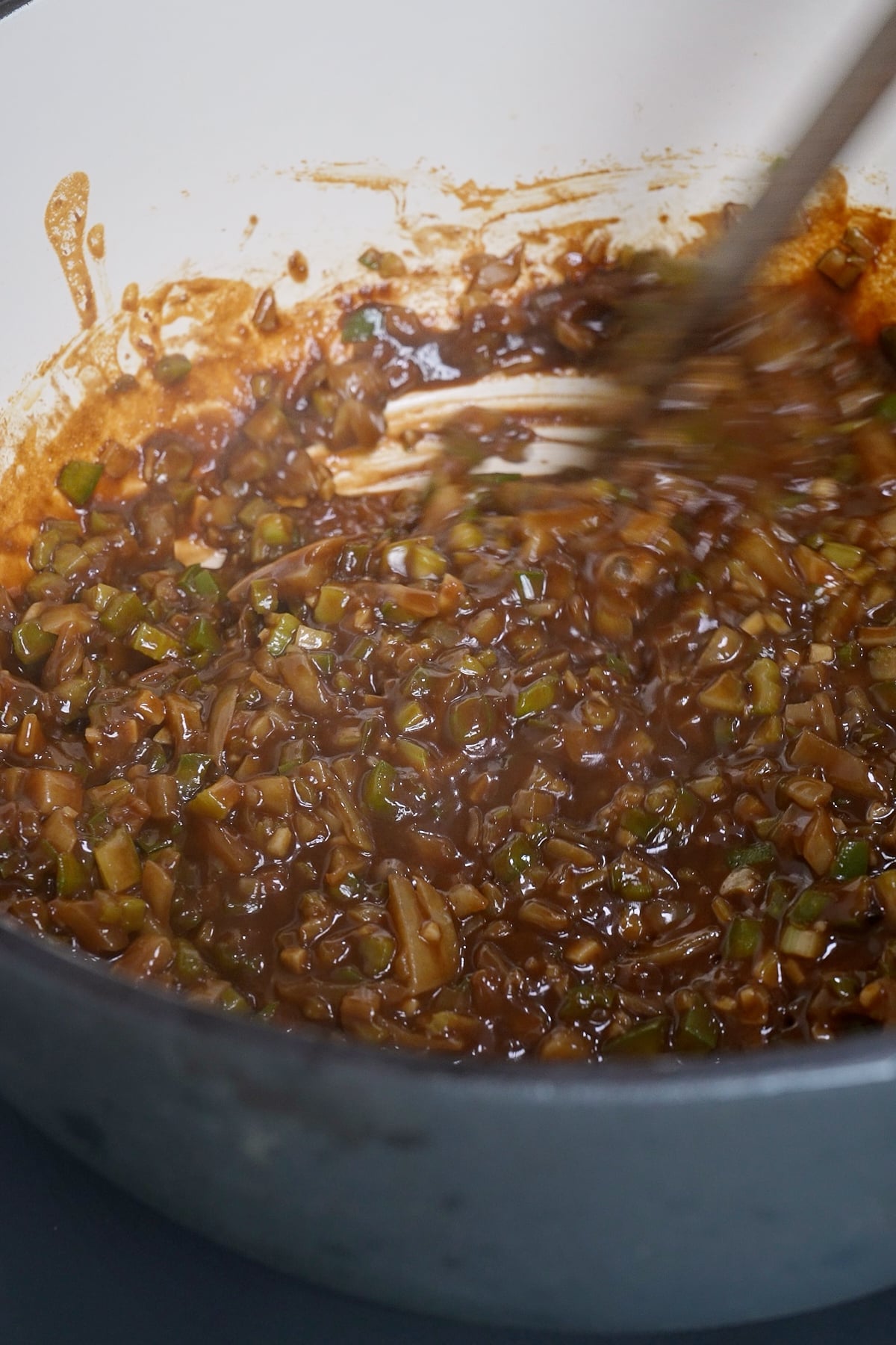 Holy Trinity being stirred into roux