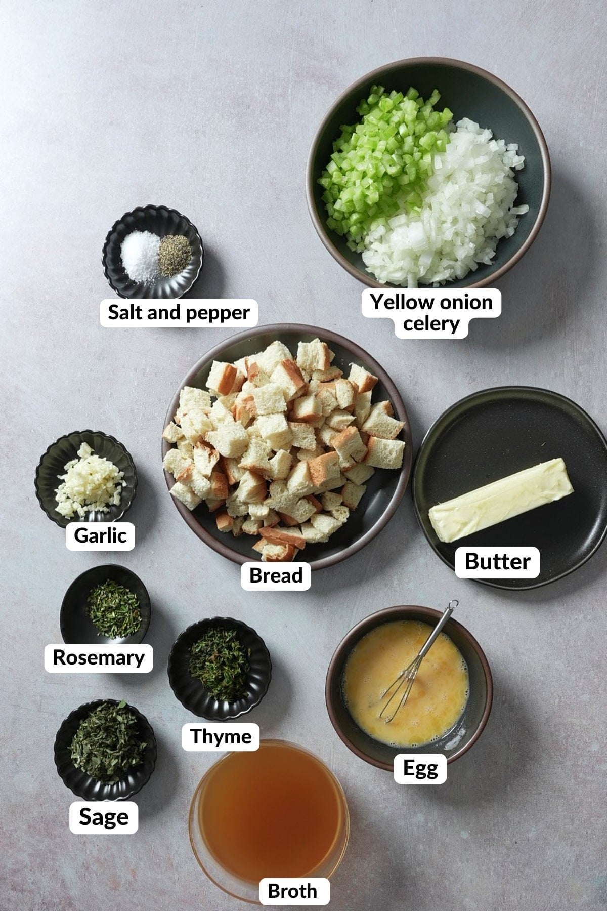 ingredients for stuffing