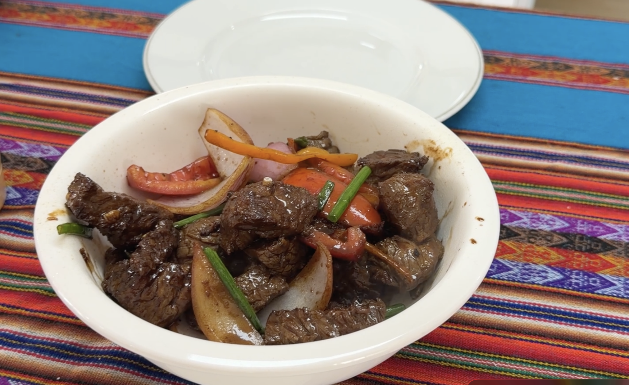lomo saltado in bowl