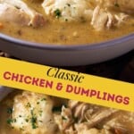 chicken and dumplings pin image