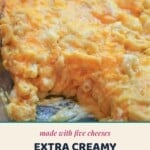 An image for the creamy baked mac and cheese
